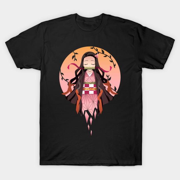 Nezuko Kamado - Demon Slayer - Kimetsu No Yaiba T-Shirt V77