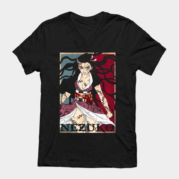 Nezuko Kamado - Demon Slayer - Kimetsu No Yaiba T-Shirt V79 - Image 2