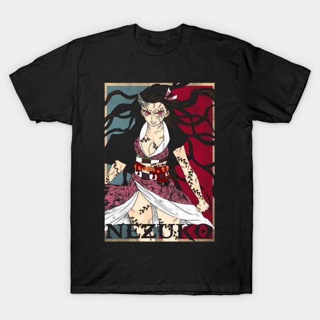 Nezuko Kamado - Demon Slayer - Kimetsu No Yaiba T-Shirt V79