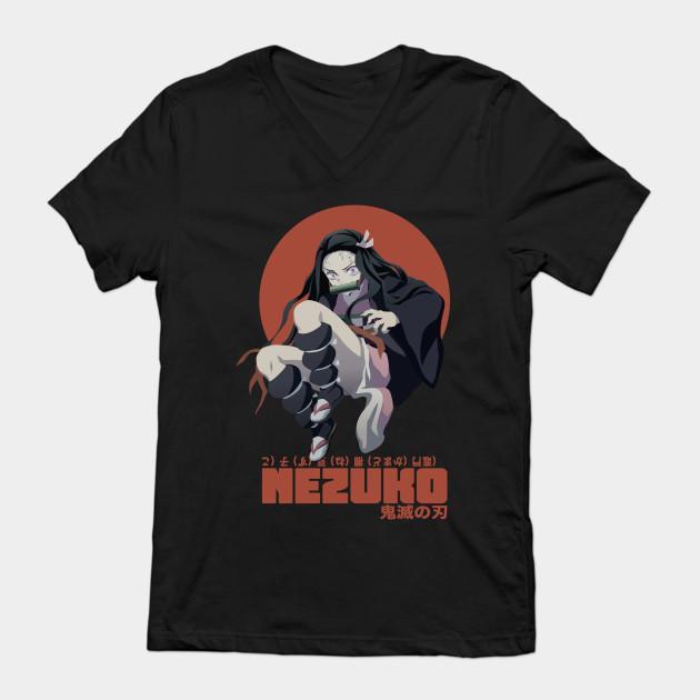 Nezuko Kamado - Demon Slayer - Kimetsu No Yaiba T-Shirt V8 - Image 2