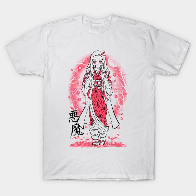 Nezuko Kamado - Demon Slayer - Kimetsu No Yaiba T-Shirt V86