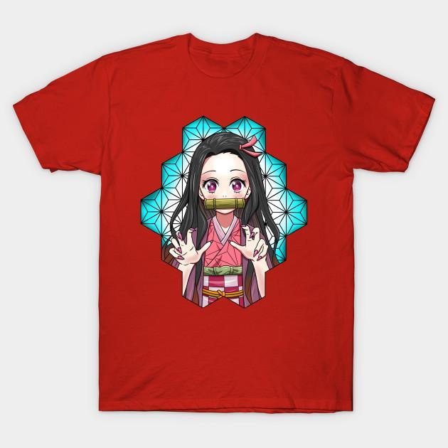 Nezuko Kamado - Demon Slayer - Kimetsu No Yaiba T-Shirt V87