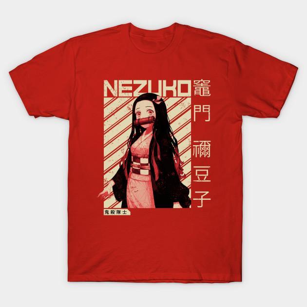 Nezuko Kamado - Demon Slayer - Kimetsu No Yaiba T-Shirt V93