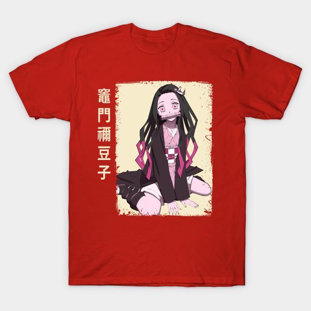 Nezuko Kamado - Demon Slayer - Kimetsu No Yaiba T-Shirt V94