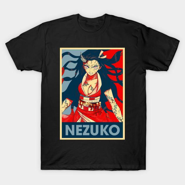 Nezuko Kamado - Demon Slayer - Kimetsu No Yaiba T-Shirt V95