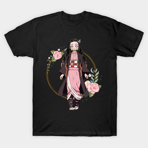 Nezuko Kamado - Demon Slayer - Kimetsu No Yaiba T-Shirt V96