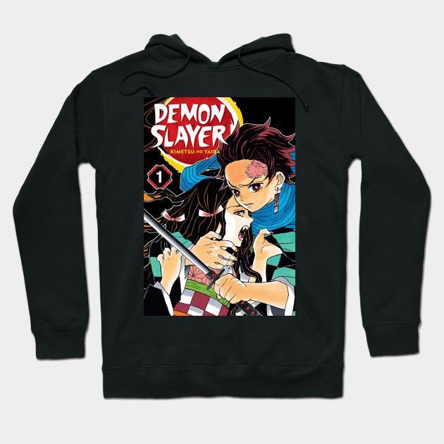 Nezuko Tanjiro - Demon Slayer - Kimetsu No Yaiba Pullover Hoodie Sweatshirt V6