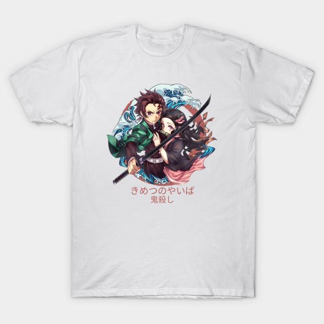 Nezuko Tanjiro - Demon Slayer - Kimetsu No Yaiba T-Shirt V10