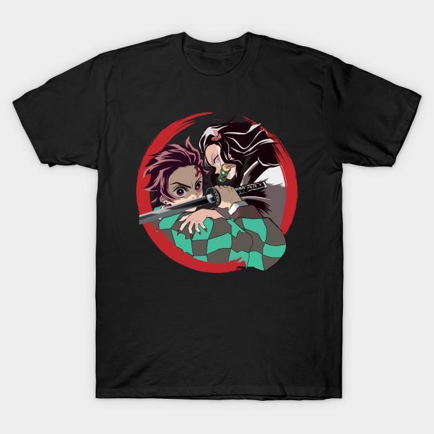 Nezuko Tanjiro - Demon Slayer - Kimetsu No Yaiba T-Shirt V11