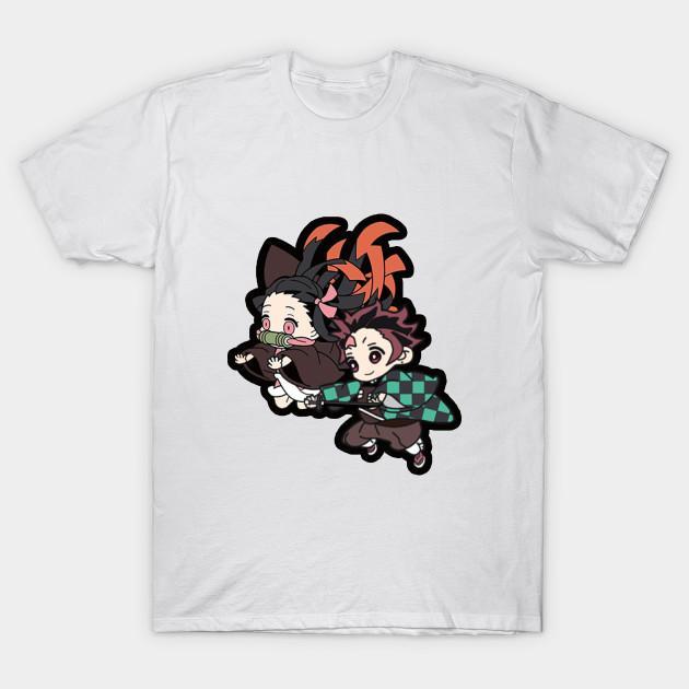 Nezuko Tanjiro - Demon Slayer - Kimetsu No Yaiba T-Shirt V13