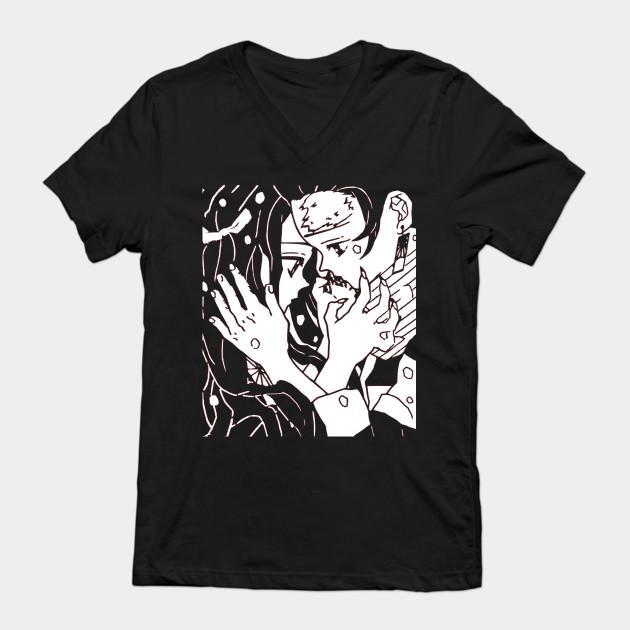 Nezuko Tanjiro - Demon Slayer - Kimetsu No Yaiba T-Shirt V16 - Image 2