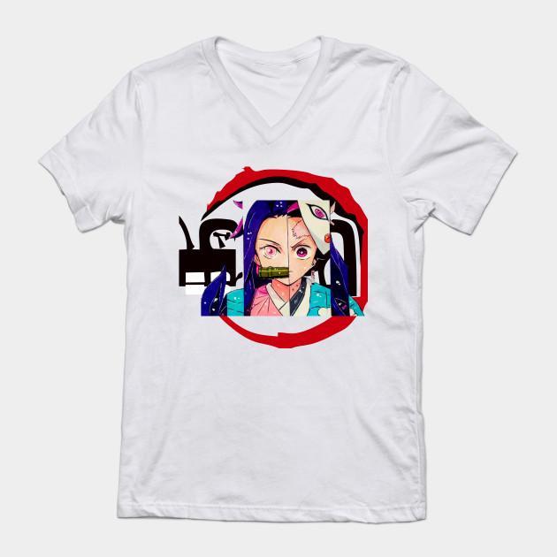 Nezuko Tanjiro - Demon Slayer - Kimetsu No Yaiba T-Shirt V17 - Image 2