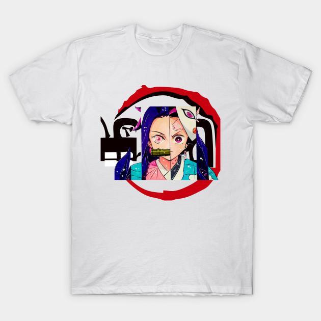 Nezuko Tanjiro - Demon Slayer - Kimetsu No Yaiba T-Shirt V17