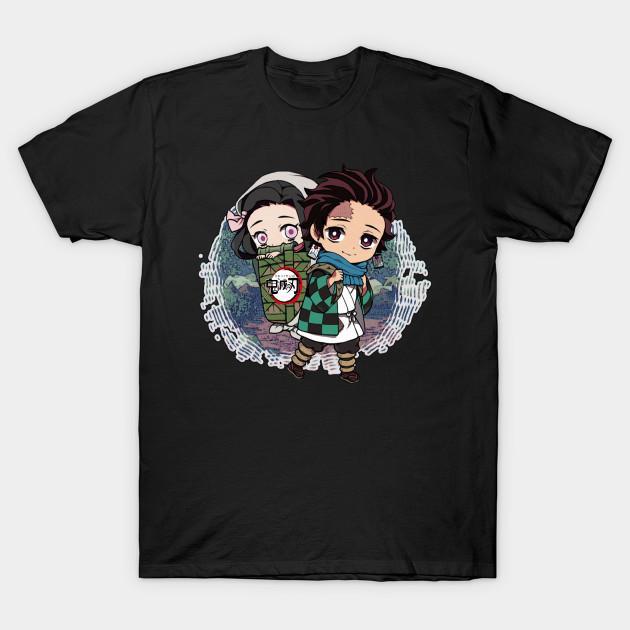 Nezuko Tanjiro - Demon Slayer - Kimetsu No Yaiba T-Shirt V2
