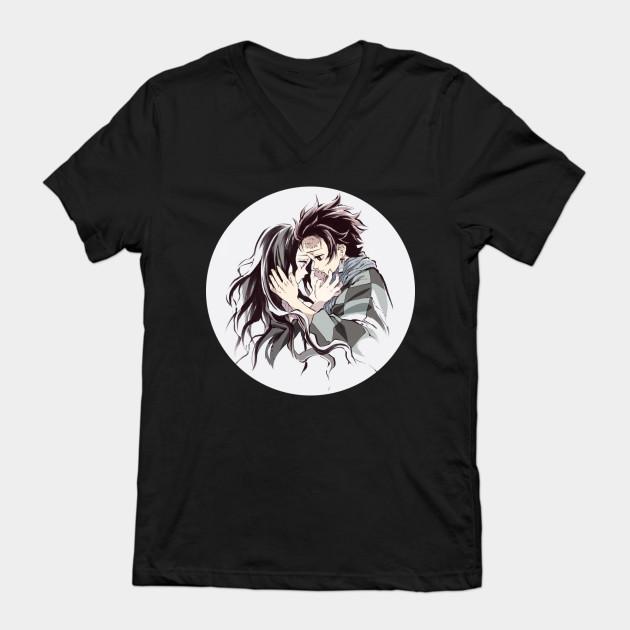 Nezuko Tanjiro - Demon Slayer - Kimetsu No Yaiba T-Shirt V20 - Image 2