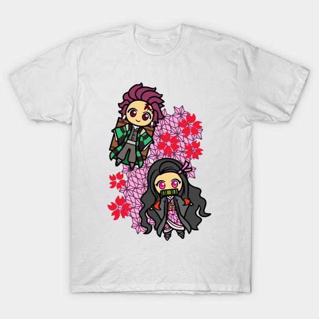Nezuko Tanjiro - Demon Slayer - Kimetsu No Yaiba T-Shirt V24