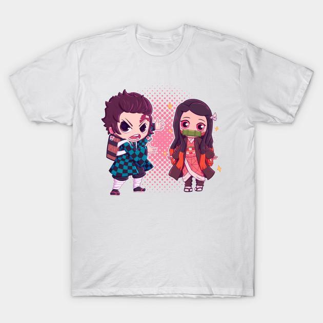 Nezuko Tanjiro - Demon Slayer - Kimetsu No Yaiba T-Shirt V3