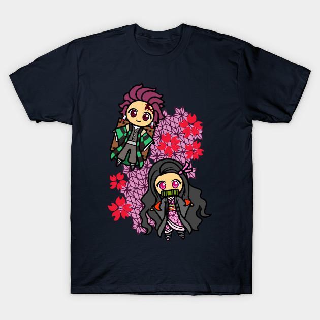Nezuko Tanjiro - Demon Slayer - Kimetsu No Yaiba T-Shirt V5