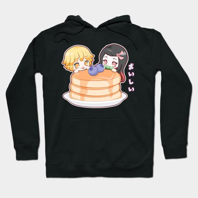 Nezuko Zenitsu - Demon Slayer - Kimetsu No Yaiba Pullover Hoodie Sweatshirt V1