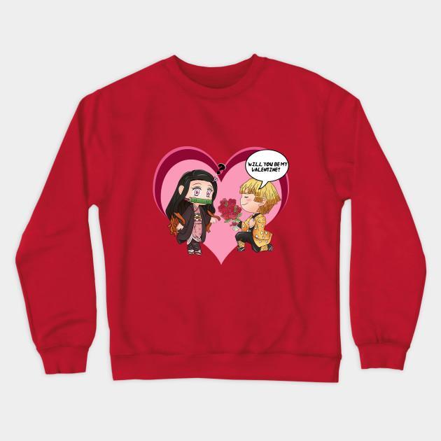 Nezuko Zenitsu - Demon Slayer - Kimetsu No Yaiba Pullover Hoodie Sweatshirt V2 - Image 2