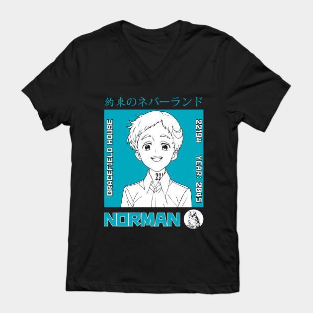 Norman - The Promised Neverland - Yakusoku No Neverland T-Shirt V6 - Image 2