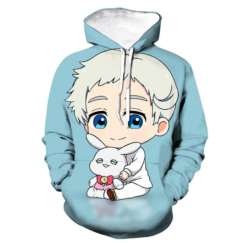 Norman - The Promised Neverland 3D Pullover Hoodie V1