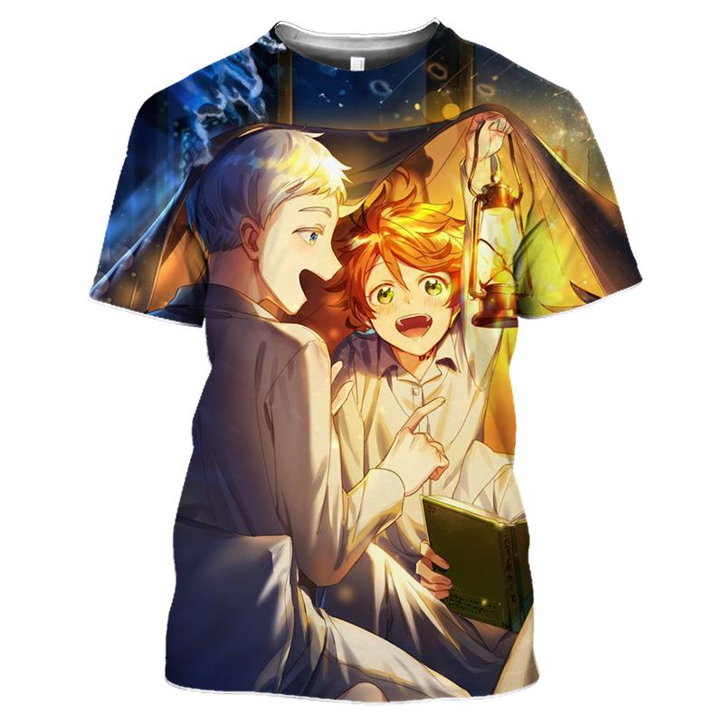 Norman x Emma - The Promised Neverland 3D T-Shirt V1