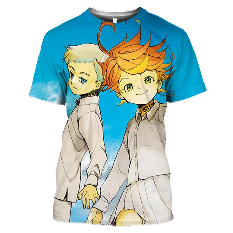 Norman x Emma - The Promised Neverland 3D T-Shirt V2