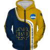 Notre Dame Fighting Irish Half Color 3D Printed Zipper Hoodie Jacket