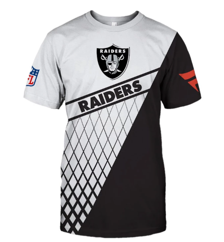 Oakland Raiders Top Logo 3D T-Shirt