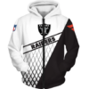 Oakland Raiders Top Logo 3D Zipper Hoodie Jacket
