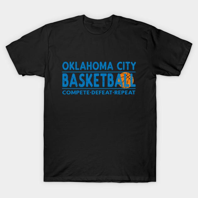 Oklahoma City Thunder Basketball Club T-Shirt V8