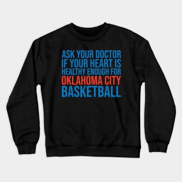 Oklahoma City Thunder Pullover Crewneck Sweatshirt V5
