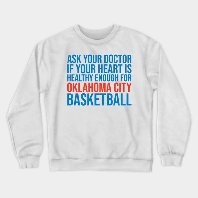 Oklahoma City Thunder Pullover Crewneck Sweatshirt V5 - Image 2