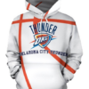Oklahoma City Thunder Simple 3D Printed Pullover Hoodie