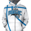 Orlando Magic Simple 3D Printed Zipper Hoodie Jacket