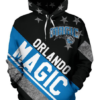 Orlando Magic Stripe With Stars 3D Printed Pullover Hoodie