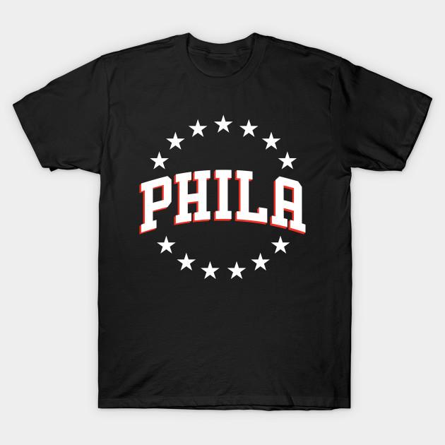 Philadelphia 76ers Basketball Club T-Shirt V12