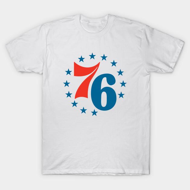 Philadelphia 76ers Basketball Club T-Shirt V7