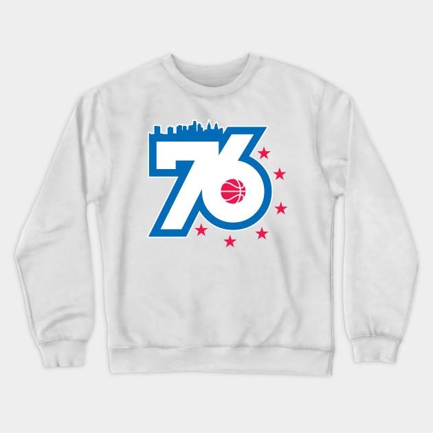 Philadelphia 76ers Pullover Crewneck Sweatshirt V1 - Image 2