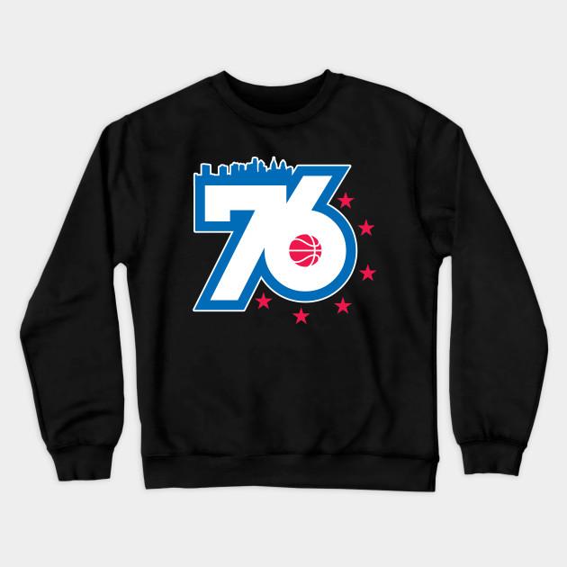 Philadelphia 76ers Pullover Crewneck Sweatshirt V1