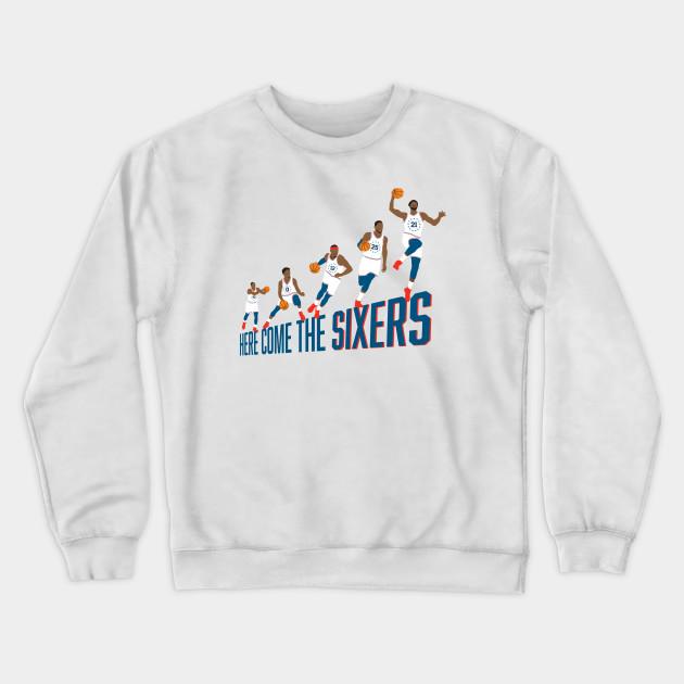 Philadelphia 76ers Pullover Crewneck Sweatshirt V12 - Image 2