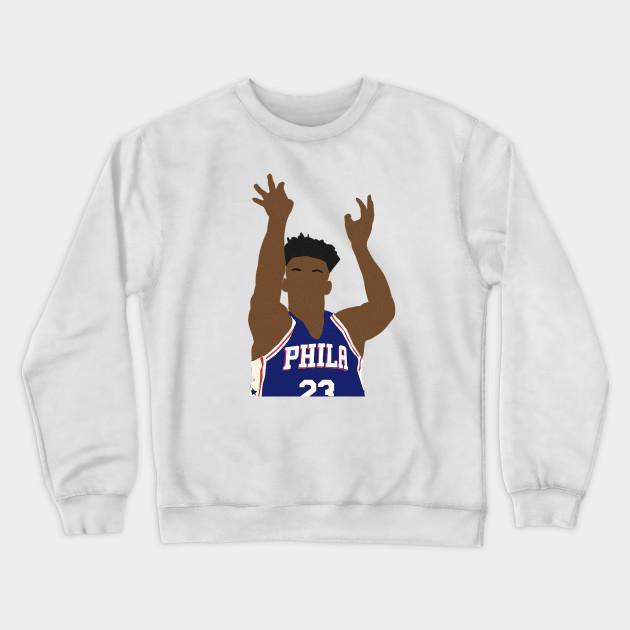 Philadelphia 76ers Pullover Crewneck Sweatshirt V19 - Image 2