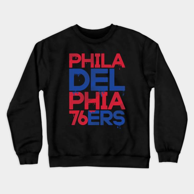 Philadelphia 76ers Pullover Crewneck Sweatshirt V6
