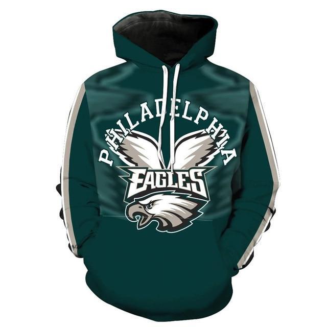 Philadelphia Eagles 3D Pullover Hoodie