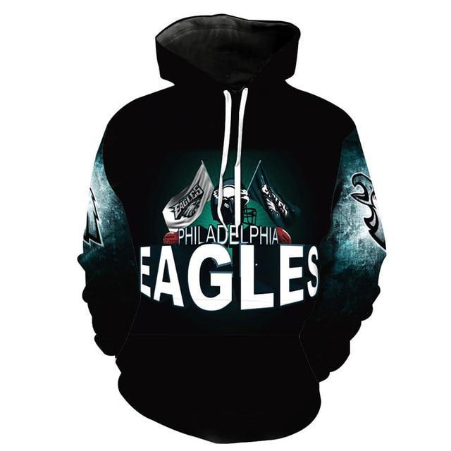 Philadelphia Eagles 3D Pullover Hoodie