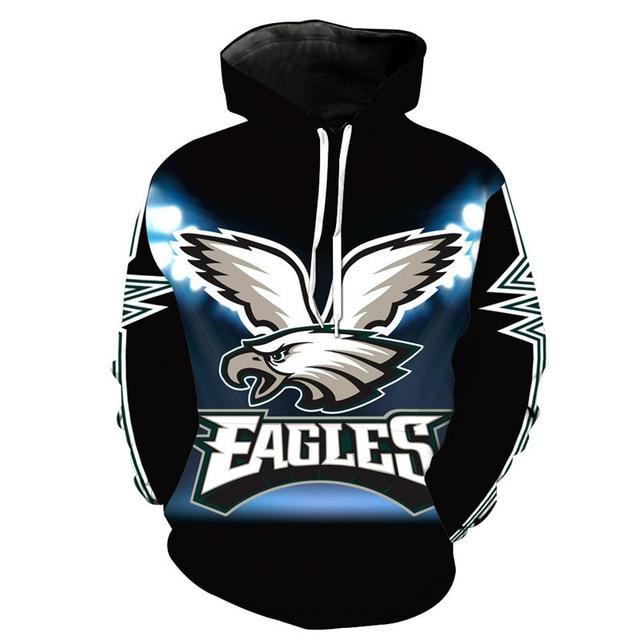 Philadelphia Eagles 3D Pullover Hoodie