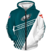 Philadelphia Eagles Top Logo 3D Zipper Hoodie Jacket