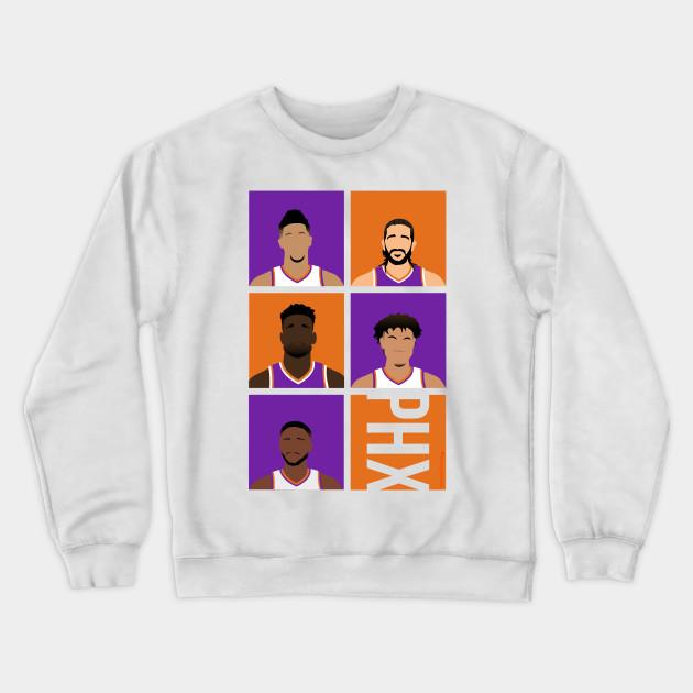 Phoenix Suns Pullover Crewneck Sweatshirt V4 - Image 2