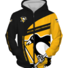 Pittsburgh Penguins Symbol 3D Printed Zipper Hoodie Jacket